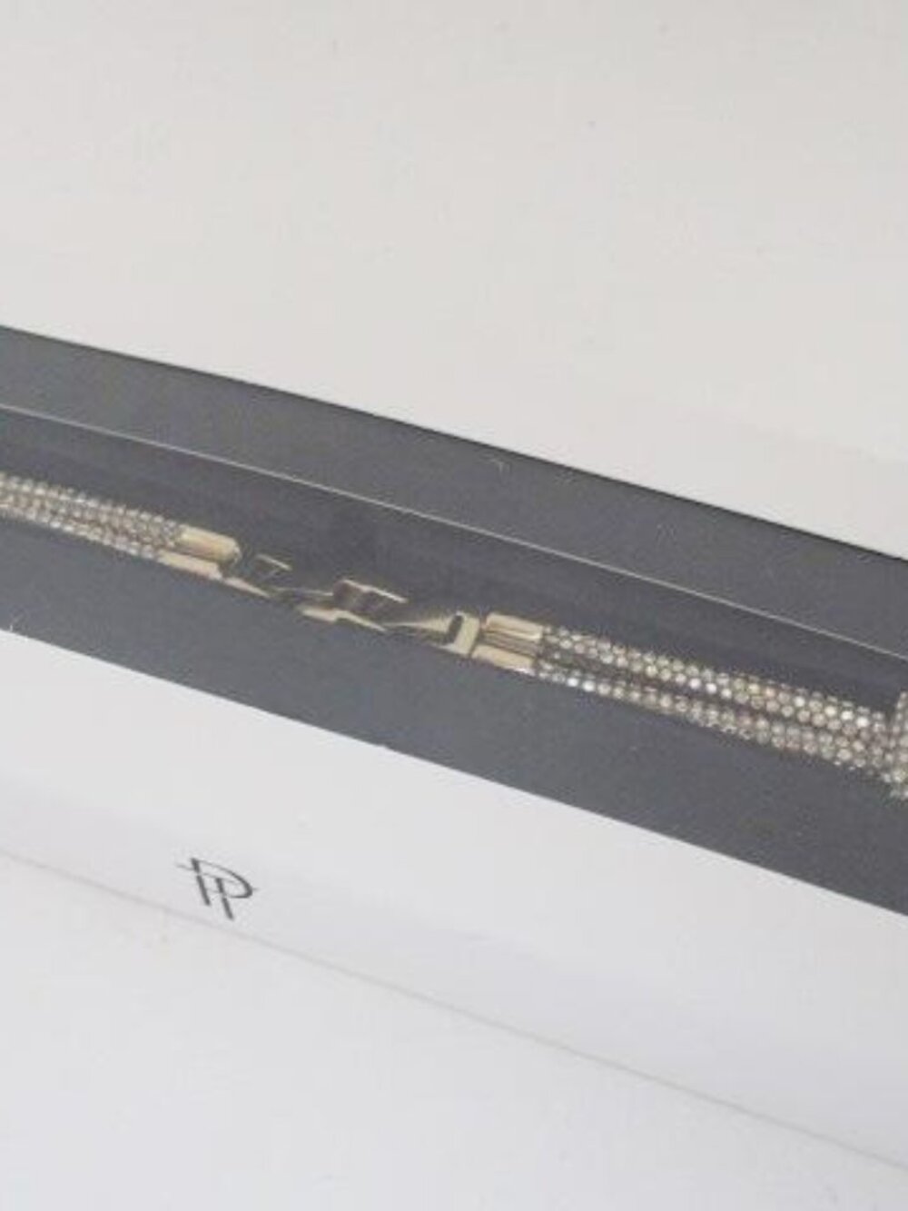 POSH TECH Gold Crystal Apple Watch Bracelet Band NIB